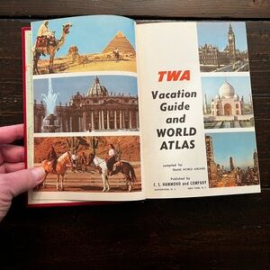 TWA Vacation Guide and World Atlas Book (1951)